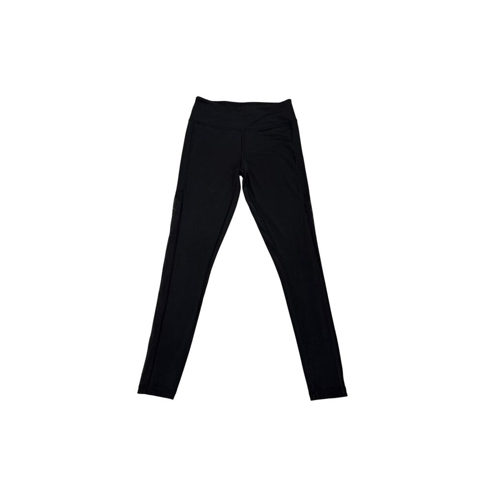 Victoria's Secret Victoria Sport Black Mesh Embellished Leggings Women's Small